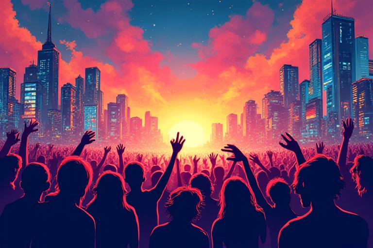 Ilustración para festival de música